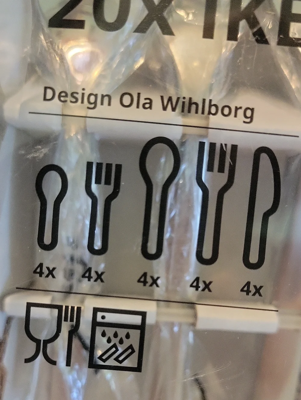 IKEA 365+ Stainless Steel Cutlery - 20 Piece
